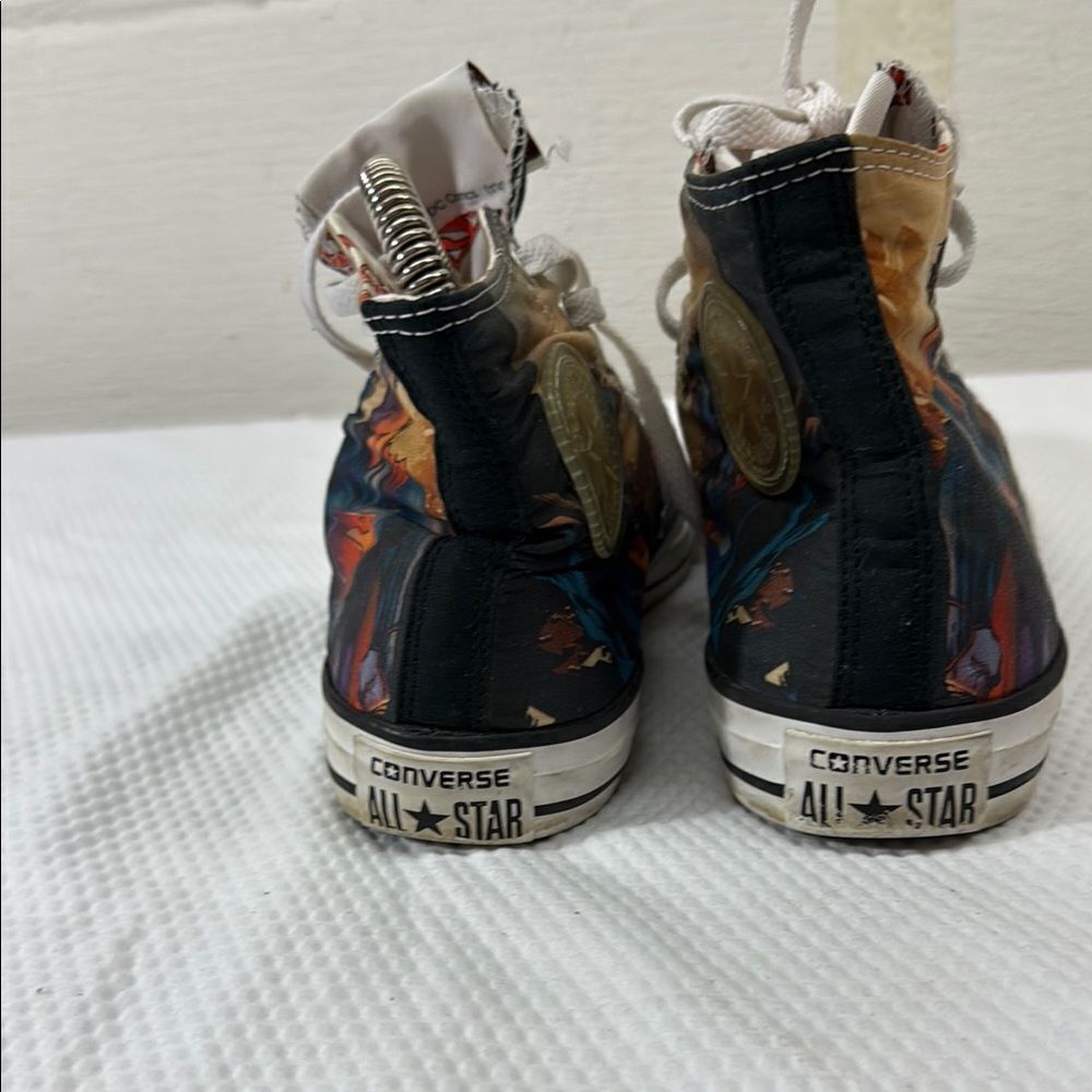 Converse All-Star and DC Comics Superman High-Top Sneakers Size 8 - Picture 5 of 12